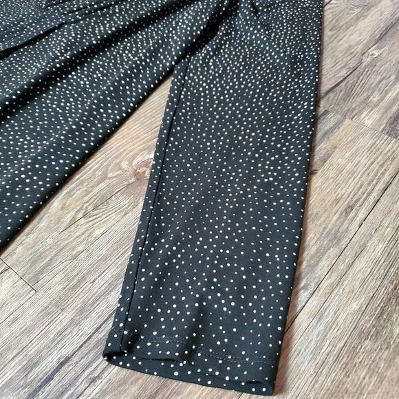 J. Jill Wearever Collection Polka Dot Knit Dress Long Sleeves Casual Size Large - Picture 3 of 10